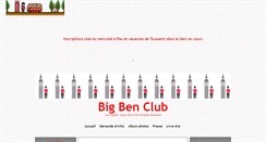 Desktop Screenshot of bigbenclub.net